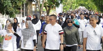 GELAR JALAN SEHAT PEMPROV SUL SEL DI WAJO