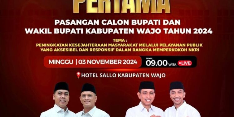 Debat Publik Pertama, KPU Wajo Gelar Rakor Persiapan