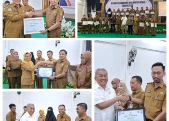 Setwan DPRD Wajo Sandingkan Dua Penghargaan Sebagai Juara Pertama Pelaporan LHKPN