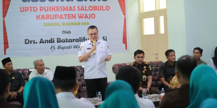 Resmikan Gedung Baru Puskesmas Salobulo, Pj Bupati Harapkan Pelayanan Kesehatan Semakin Meningkat